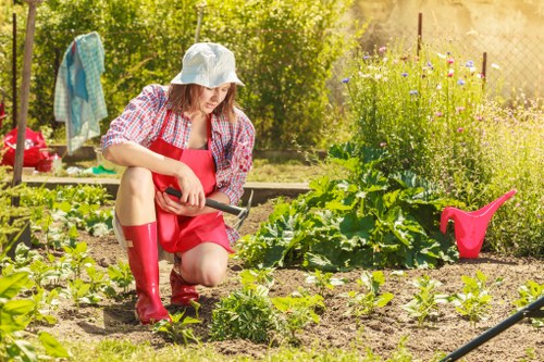 Payment methods icons displayed for garden maintenance